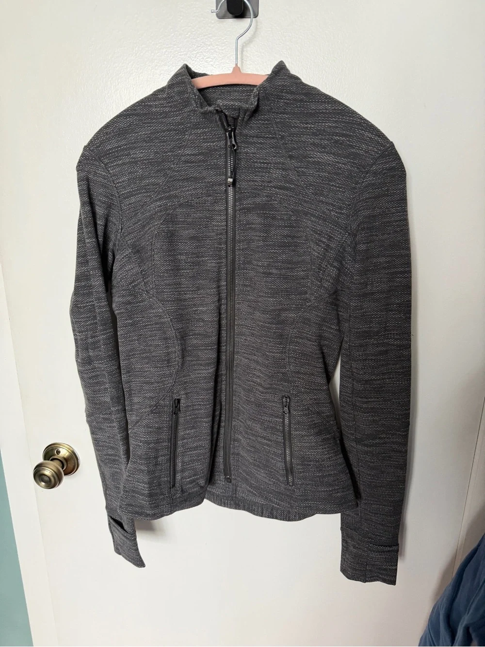 Lululemon jacket Heathered black